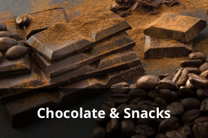 chocolate und snacks